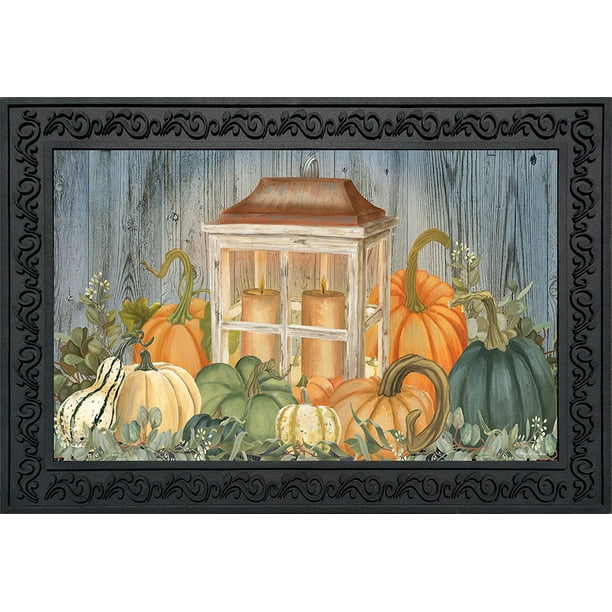 Briarwood Lane Autumn's Glow Lantern Farmhouse Doormat Fall Pumpkins Indoor Outdoor 18 x 30 Briarwood Lane Autumn's Glow Lantern Farmhouse Doormat Fall Pumpkins Indoor Outdoor 18 x 30